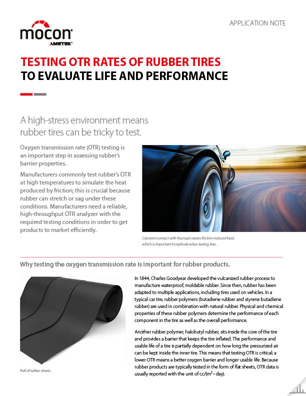 Oxygen Barrier Protects The Performance and Life of Rubber Tires