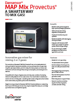 High-Capacity Gas Mixer - MAP Mix Provectus | AMETEK MOCON